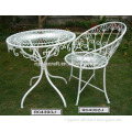 Hot Outdoor Wrought Iron Folding Table and Chairs Furniture